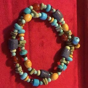 Silpada Multi Gemstone Bracelet Duo